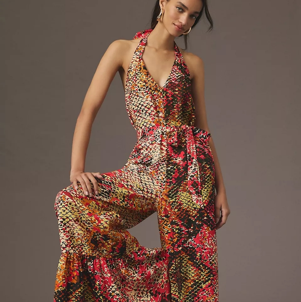 Anthropologie Plenty by Tracy Reese Free Flow Jumpsuit